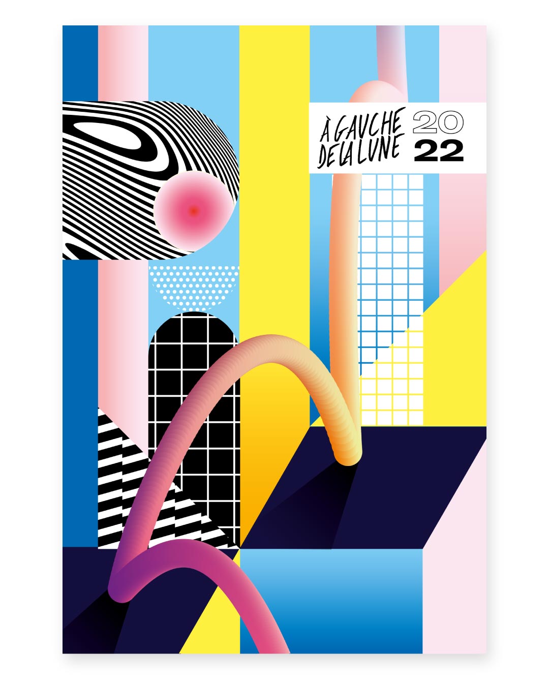 Identité visuelle À Gauche de la lune saison 2022