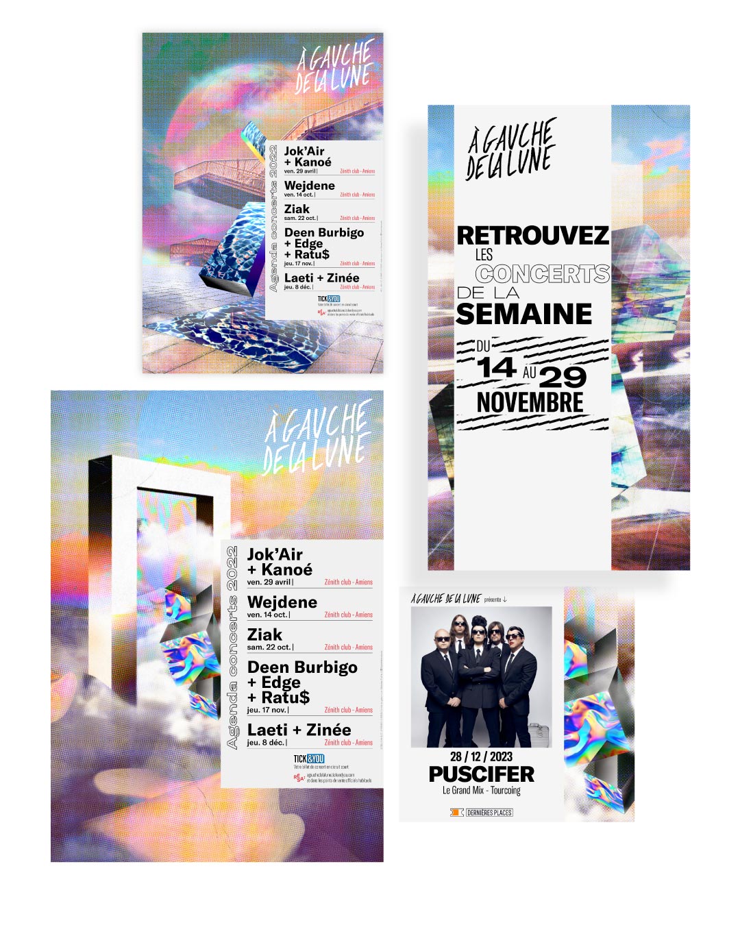 Langage graphique. À Gauche de la lune saison 2023