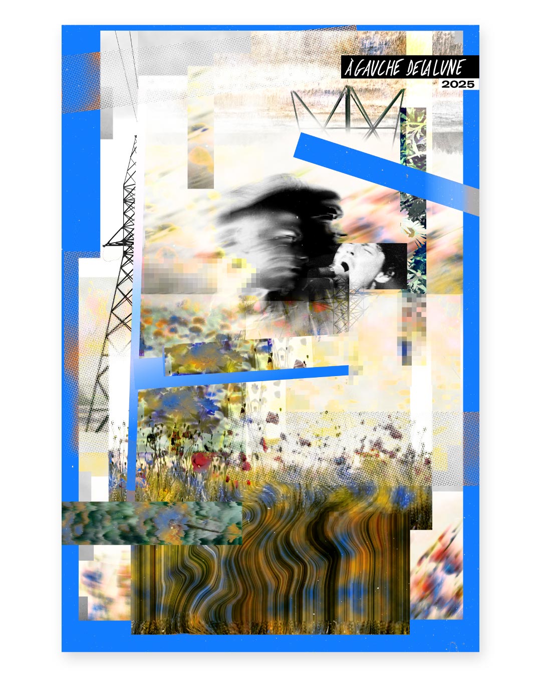 Identité visuelle À Gauche de la lune saison 2025