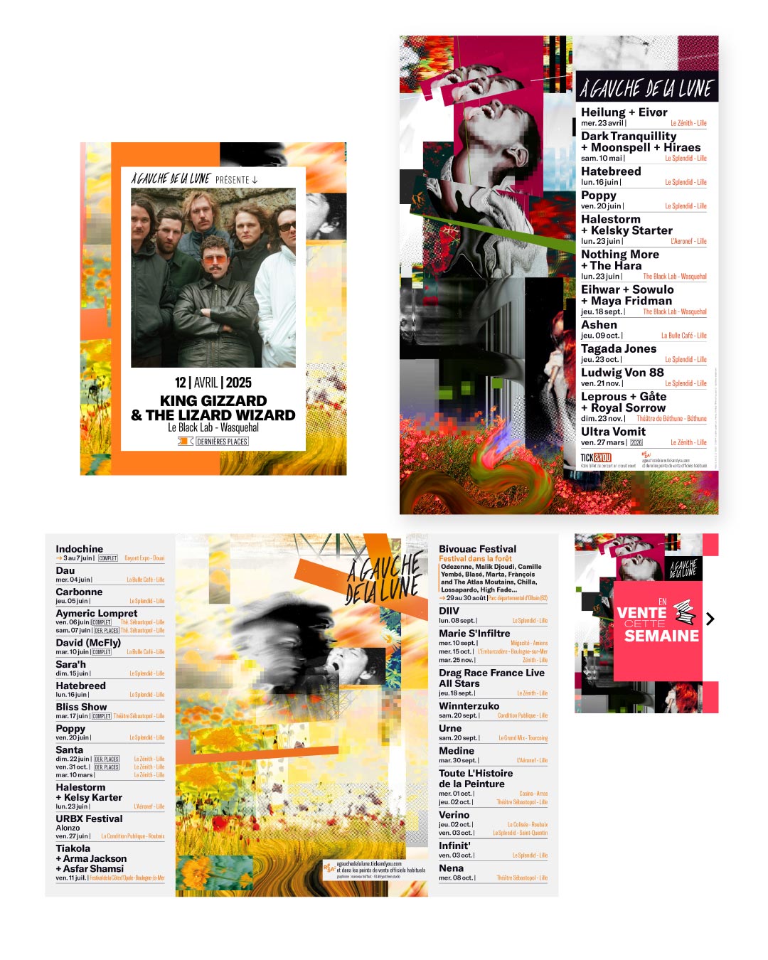 Direction artistique À Gauche de la lune saison 2025