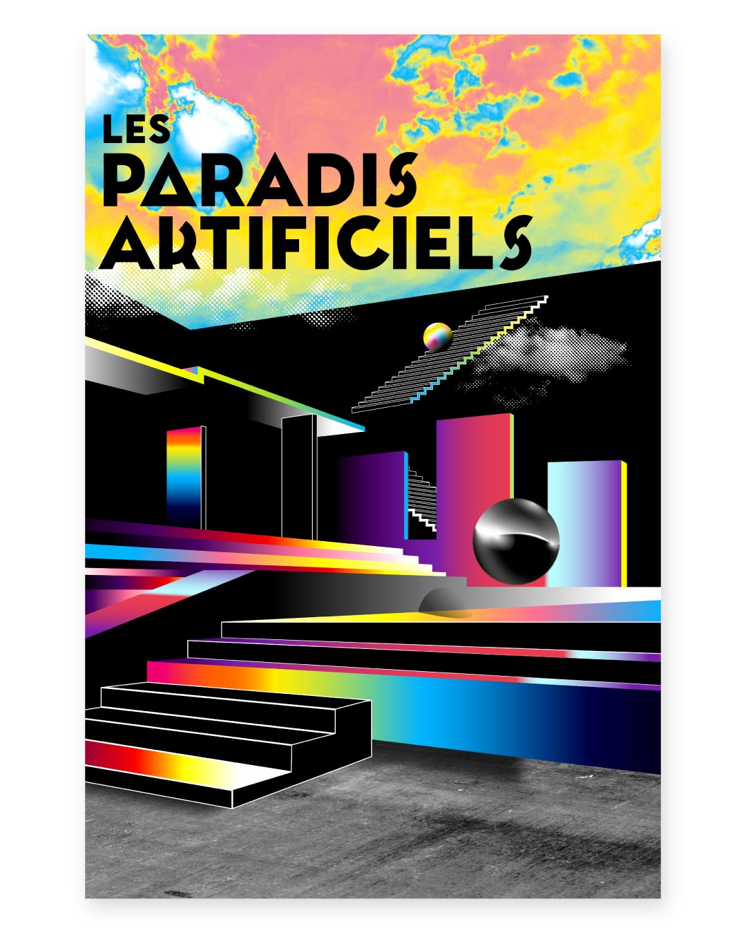 Identité visuelle Festival Paradis Artificiels - Lille 2022