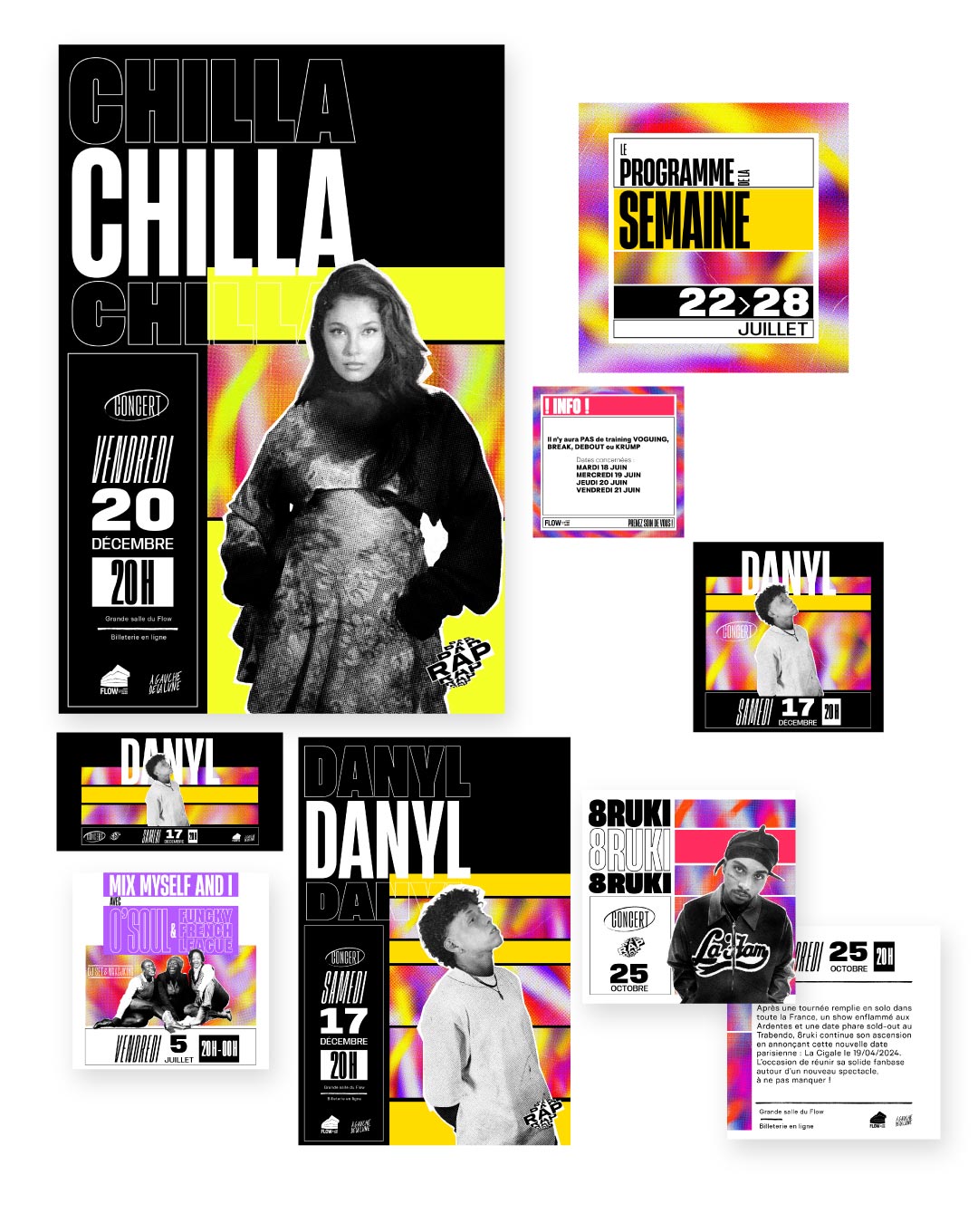 D.A. et déclinaison FLOW - Lille